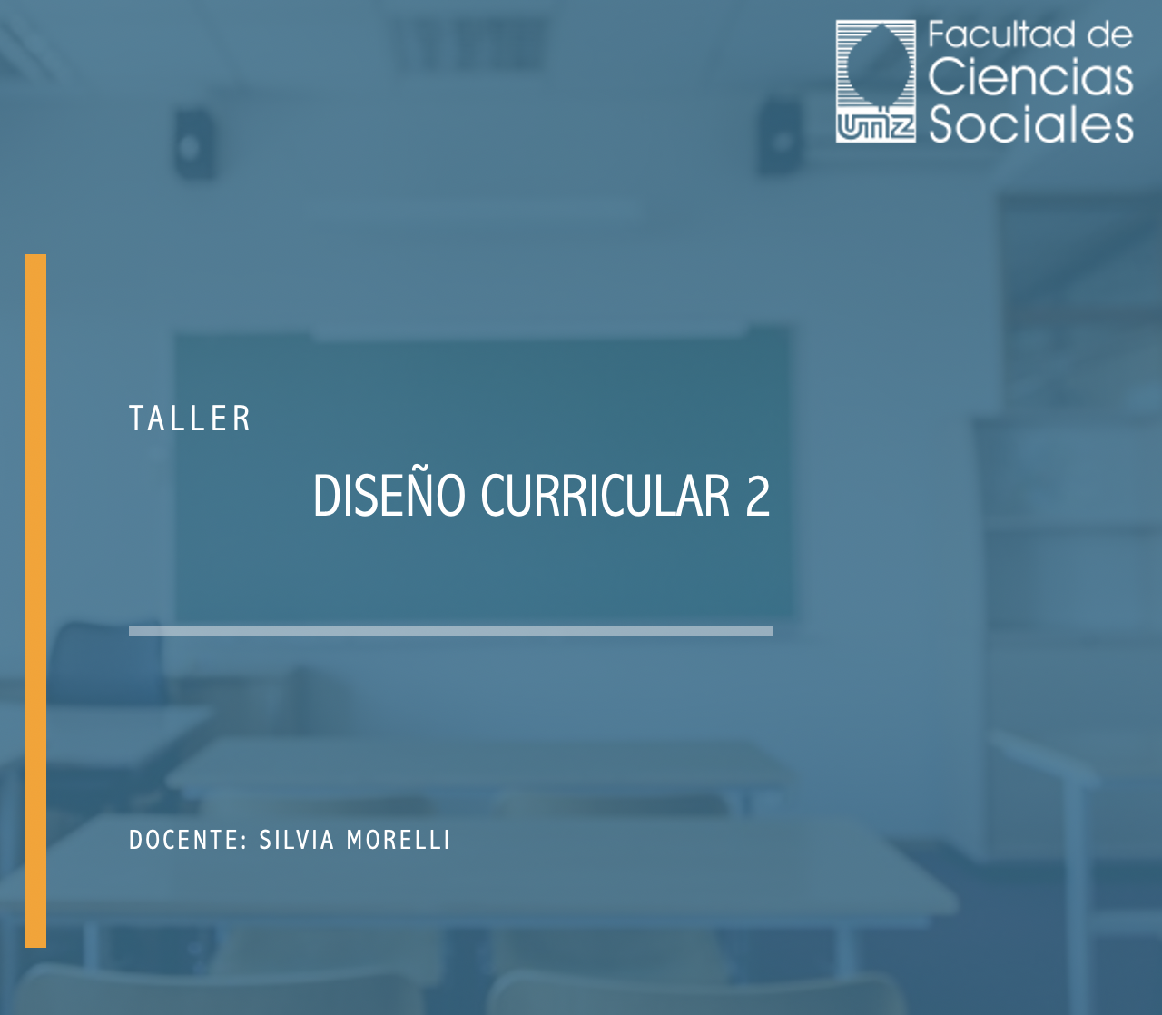 Taller de Diseño Curricular 2