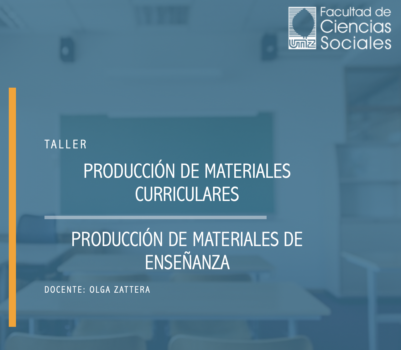 Taller de Producción de Materiales Curriculares/enseñanza